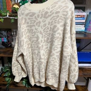 Goodnight macaroon cheetah sweater